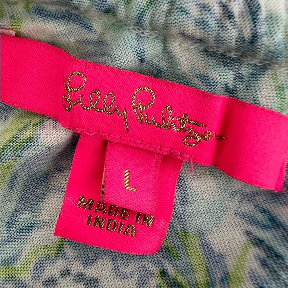 Lily Pulitzer Idara Resort Romper 100% Cotton Size Large - Picture 3 of 7